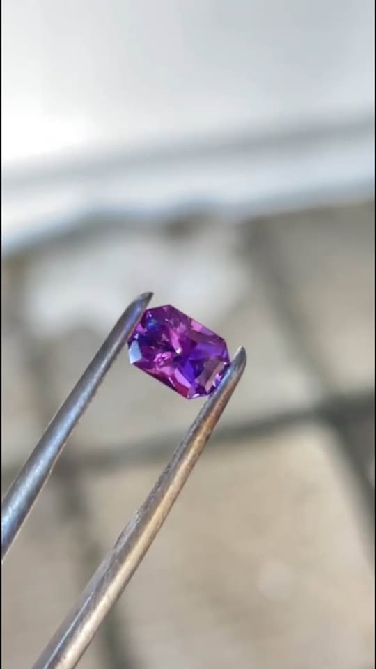 Natural Purple Sapphire 1.12