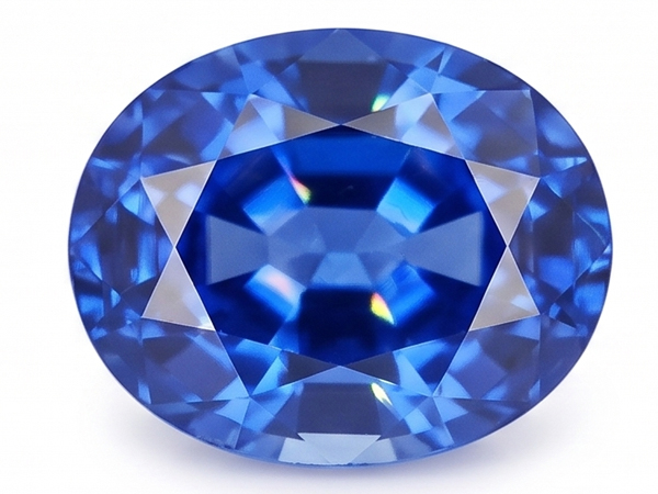 Unheated Royal Blue sapphire in oval cut 3.23 carats, Sri Lanka