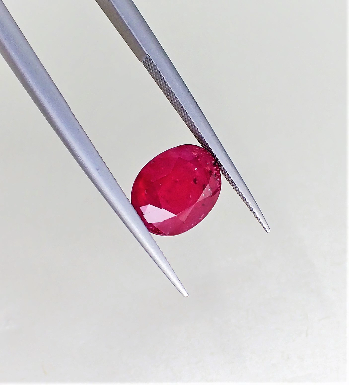 Natural Ruby Unheated 9 x 7 MM - 2.87 ct - ALGT Certified